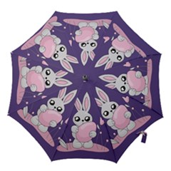 Easter Bunny  Hook Handle Umbrellas (small) by Valentinaart