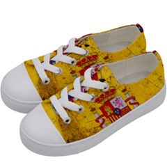 Football World Cup Kids  Low Top Canvas Sneakers by Valentinaart