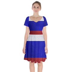 Football World Cup Short Sleeve Bardot Dress by Valentinaart