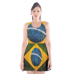 Football World Cup Scoop Neck Skater Dress by Valentinaart