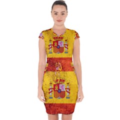 Football World Cup Capsleeve Drawstring Dress  by Valentinaart