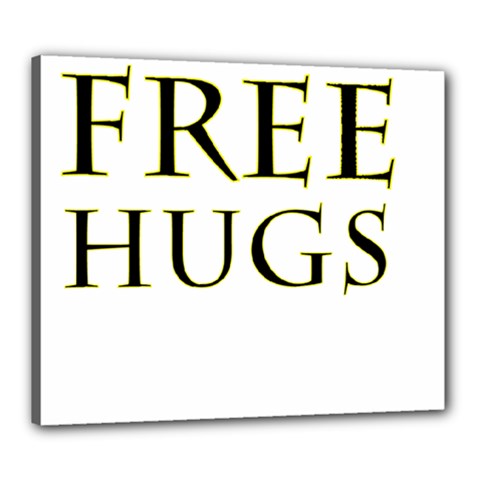 Freehugs Canvas 24  X 20  by cypryanus