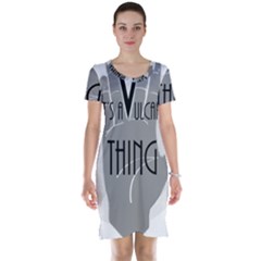 It s A Vulcan Thing Short Sleeve Nightdress by Howtobead