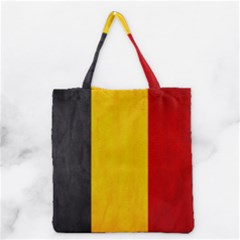 Belgium Flag Grocery Tote Bag by Valentinaart