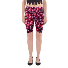 Cherries 1 Yoga Cropped Leggings by trendistuff