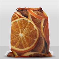 Oranges 5 Drawstring Bag (small) by trendistuff