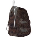Wonderful Steampunk Lion With Floral Elements Foldable Lightweight Backpack View3