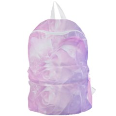 Beautiful Rose, Soft Violet Colors Foldable Lightweight Backpack by FantasyWorld7