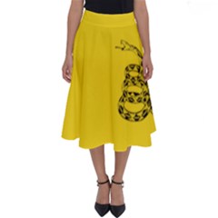 Gadsden Flag Don t Tread On Me Perfect Length Midi Skirt by snek