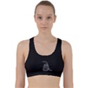 Gadsden Flag Don t tread on me Back Weave Sports Bra View1