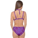 Grunge Texture Pattern Double Strap Halter Bikini Set View2