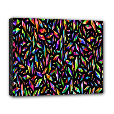 Colorful-25 Deluxe Canvas 20  X 16   by ArtworkByPatrick