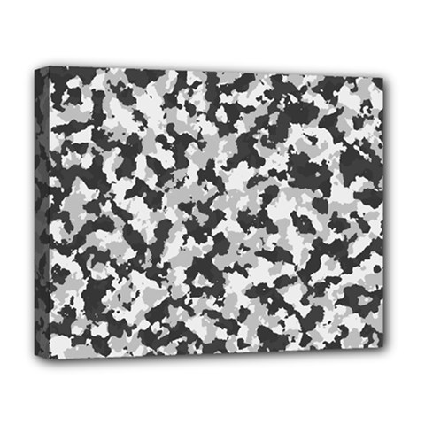 Camouflage Tarn Texture Pattern Deluxe Canvas 20  X 16   by Sapixe