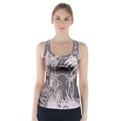 Chinese Dragon Tattoo Racer Back Sports Top by Sapixe