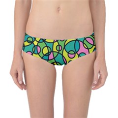 Circle Background Background Texture Classic Bikini Bottoms by Sapixe