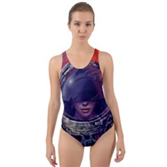 Eve Of Destruction Cgi 3d Sci Fi Space Cut-out Back One Piece Swimsuit by Sapixe
