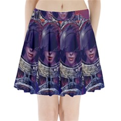 Eve Of Destruction Cgi 3d Sci Fi Space Pleated Mini Skirt by Sapixe