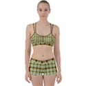 Geometric Tartan Pattern Square Women s Sports Set View1