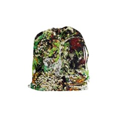 April   Birds Of Paradise 5 Drawstring Pouches (medium)  by bestdesignintheworld