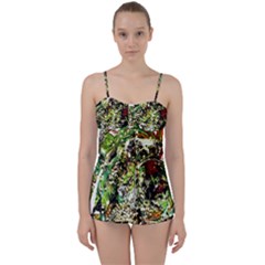 April   Birds Of Paradise 5 Babydoll Tankini Set by bestdesignintheworld