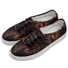 Multicolor Fractals Digital Art Design Women s Classic Low Top Sneakers by Sapixe