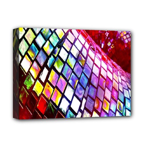 Multicolor Wall Mosaic Deluxe Canvas 16  X 12   by Sapixe