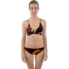 Planets Space Wrap Around Bikini Set by Sapixe