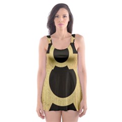 Radioactive Warning Signs Hazard Skater Dress Swimsuit by Sapixe