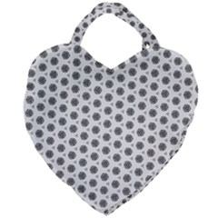 Abstract Pattern 2 Giant Heart Shaped Tote by jumpercat