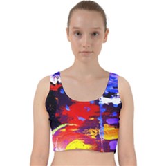 Balboa   Island On A Sand 13 Velvet Racer Back Crop Top by bestdesignintheworld