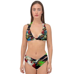 Coffee Land 5 Double Strap Halter Bikini Set by bestdesignintheworld