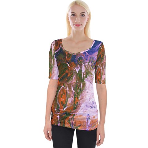 Close To Pinky,s House 12 Wide Neckline Tee by bestdesignintheworld