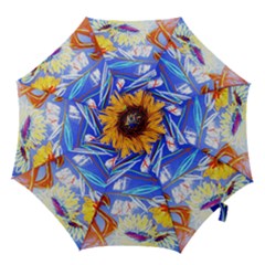 Dscf1385 - Sunflowers In Ceramic Jur Hook Handle Umbrellas (small) by bestdesignintheworld