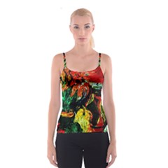 Pumpkins, Lamp And Tiger Lillies Spaghetti Strap Top by bestdesignintheworld