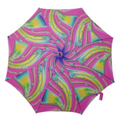 Star Christmas Pattern Texture Hook Handle Umbrellas (medium) by Sapixe