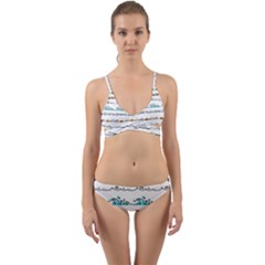 Decoration Element Style Pattern Wrap Around Bikini Set by Sapixe