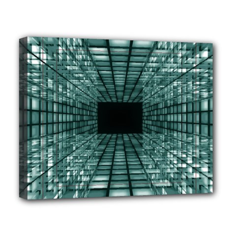 Abstract Perspective Background Deluxe Canvas 20  X 16   by Sapixe