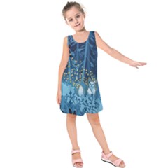 Small Fox Kids  Sleeveless Dress by ElizabethJancewiczArt