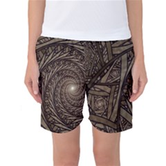 Abstract Pattern Graphics Women s Basketball Shorts by Sapixe