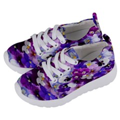 Graphic Background Pansy Easter Kids  Lightweight Sports Shoes by Sapixe