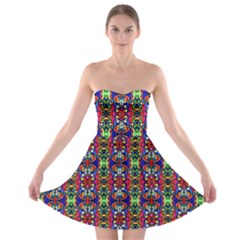 Colorful-30 Strapless Bra Top Dress by ArtworkByPatrick