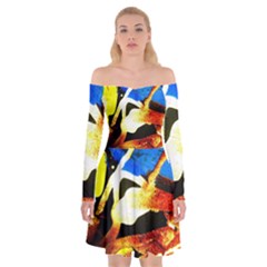 Drama Off Shoulder Skater Dress by bestdesignintheworld