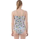 Space Pattern Cut Out Top Tankini Set View2