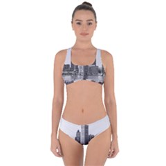 Architecture City Skyscraper Criss Cross Bikini Set by Simbadda