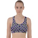 Hypnotic Geometric Pattern Back Weave Sports Bra View1