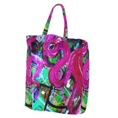 Flamingo   Child Of Dawn 2 Giant Grocery Zipper Tote by bestdesignintheworld