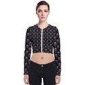 Skulls Motif Pattern Bomber Jacket View1