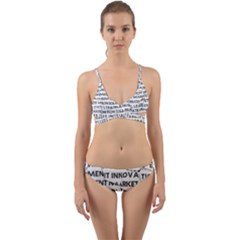 Success Business Professional Wrap Around Bikini Set by Sapixe