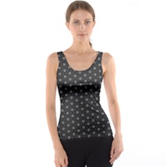 Geometric Pattern Dark Tank Top by jumpercat