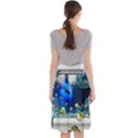 Dolphin Art Creation Natural Water Midi Beach Skirt View2